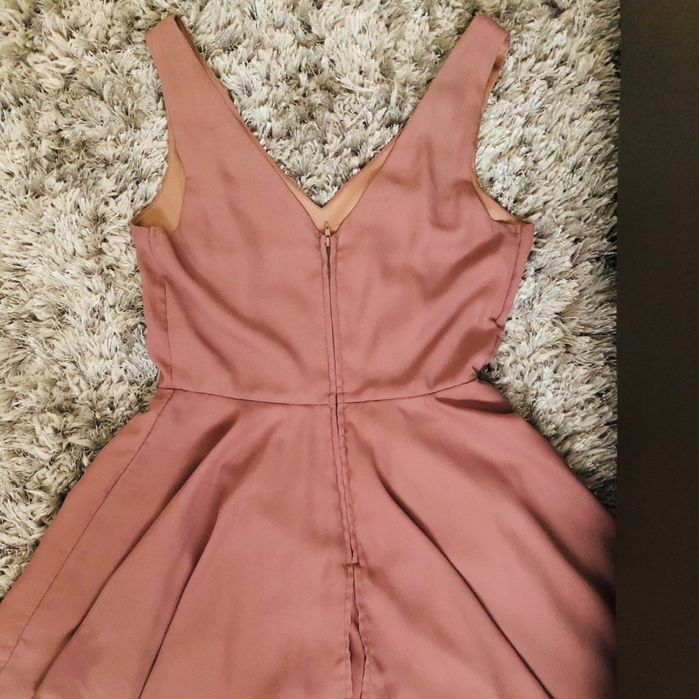 Brown Short Dress Romper - Picture 5 of 8